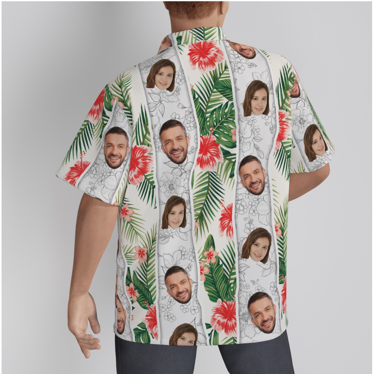 Unique Hibiscus Tropical Custom 2 Face Hawaiian Shirt