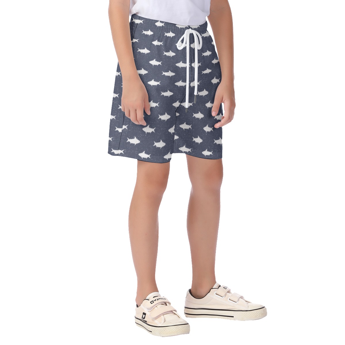 Kid's Shark Summer Hawaiian Shorts