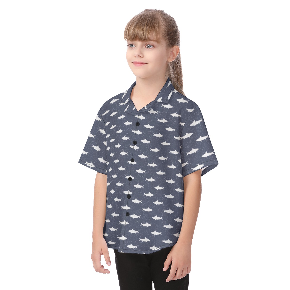 Classic Kid's Shark Hawaiian Shirt