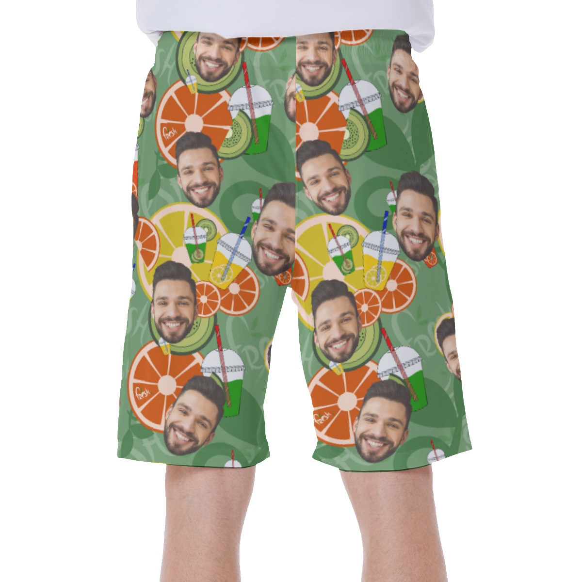 Drinking Fruit Custom Multi Face Hawaiian Shorts