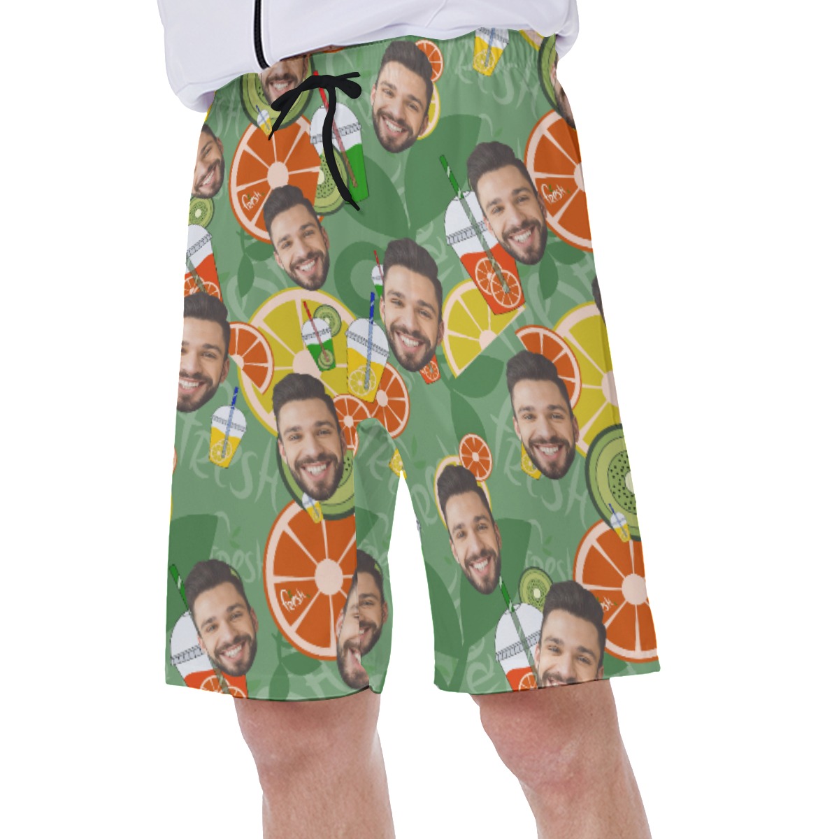Drinking Fruit Custom Multi Face Hawaiian Shorts