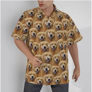 Funny Custom Multiple Dog Face Hawaiian Shirt For Men