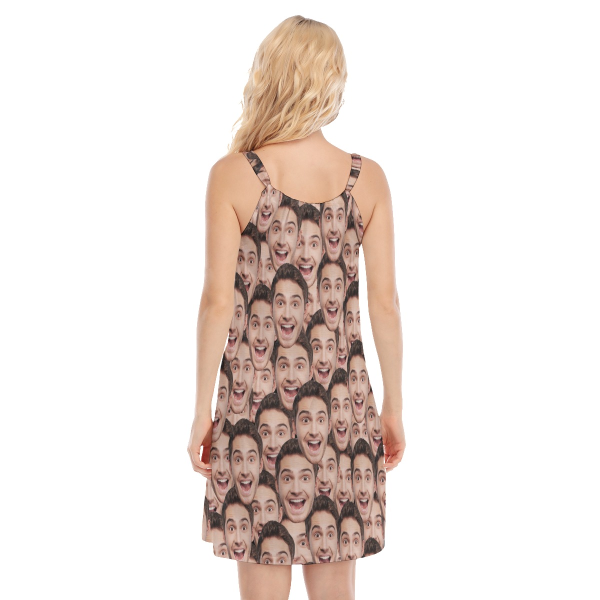 Women's Funny Face Custom Hawaiian Dress