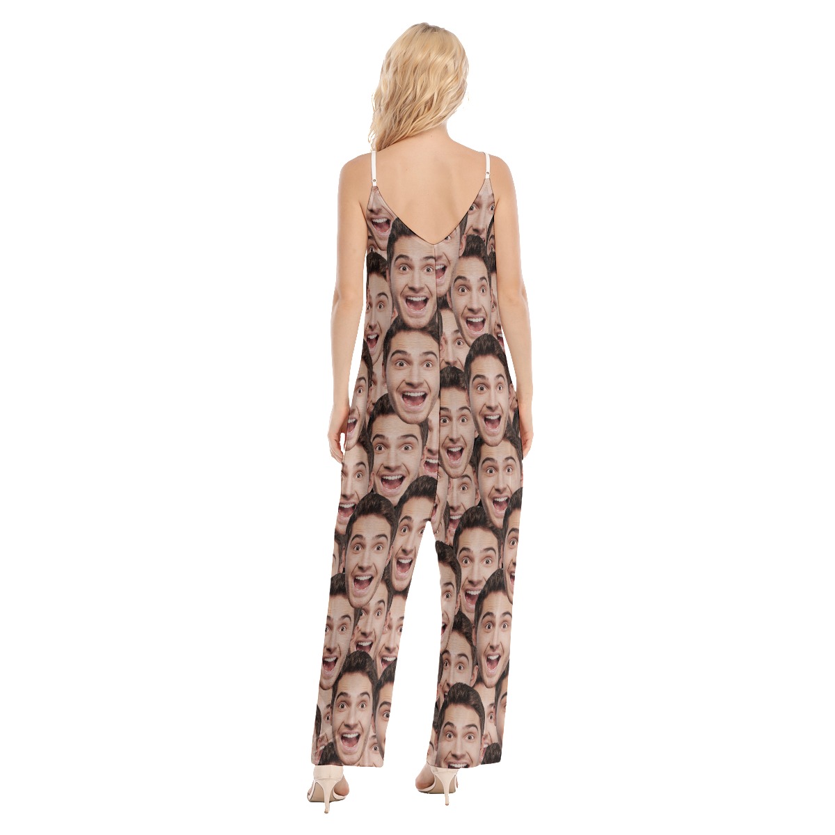 Funny Custom Face Women's Hawaiian Jumpsuit