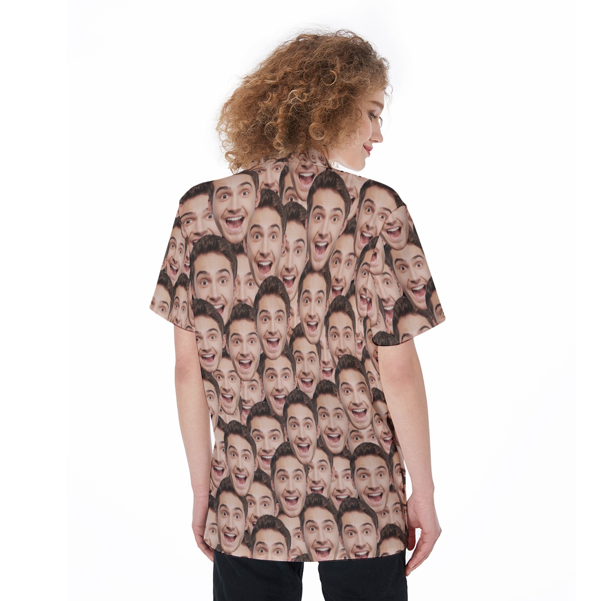 Funny Custom Face Hawaiian Shirt For Women