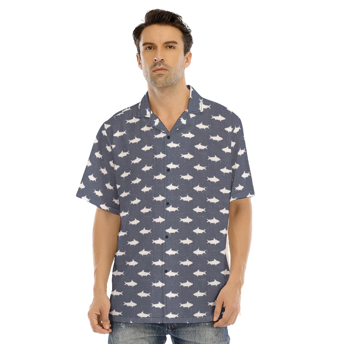 Shark Hawaiian Shirt For Men - variant image 1