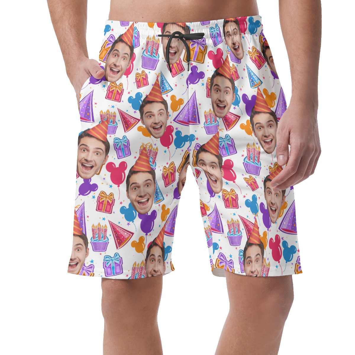 Funny Birthday Customize Hawaiian Shorts For Men - variant image 1