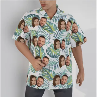 Cool Custom 2 Faces Button Up Tropical Shirt