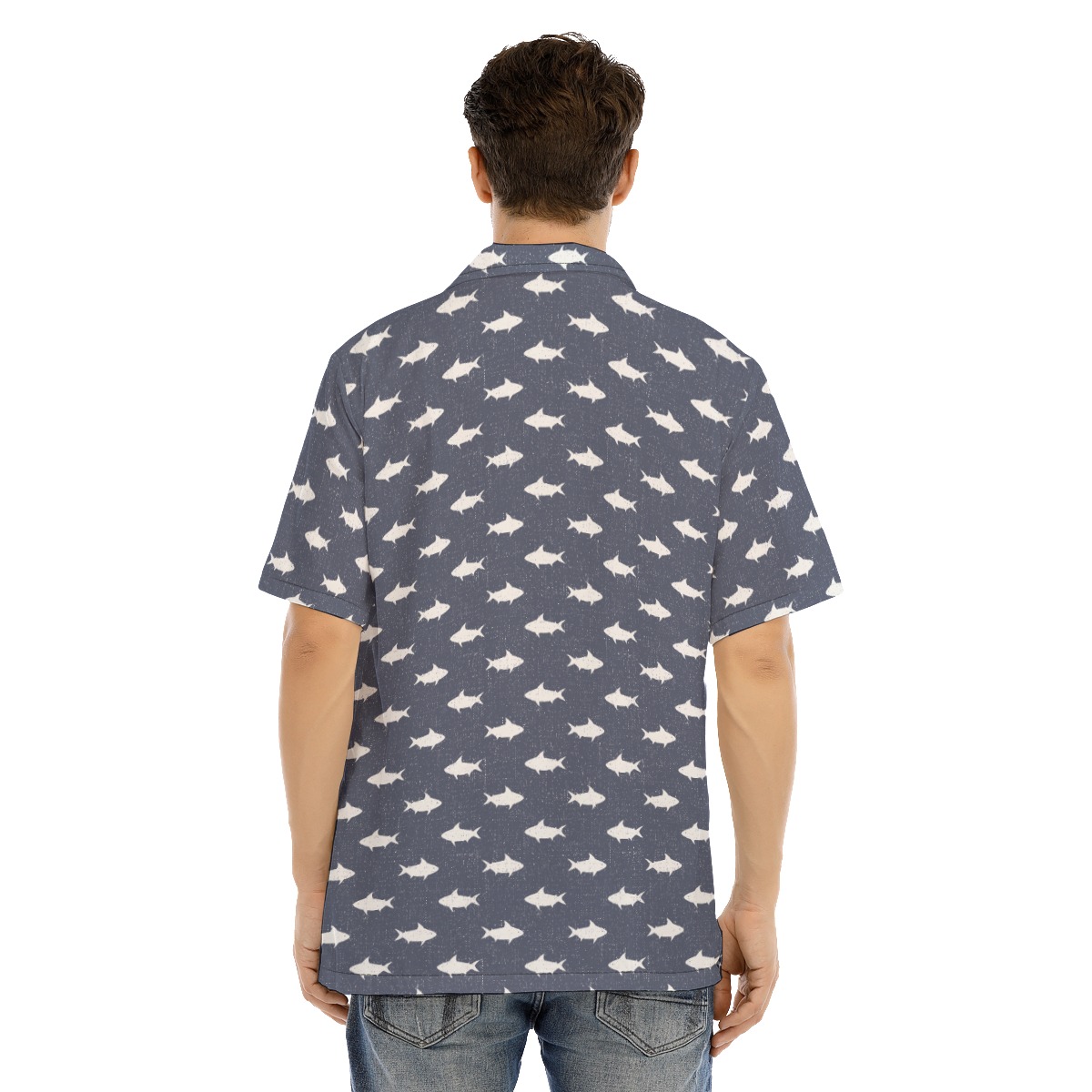 Shark Hawaiian Shirt For Men