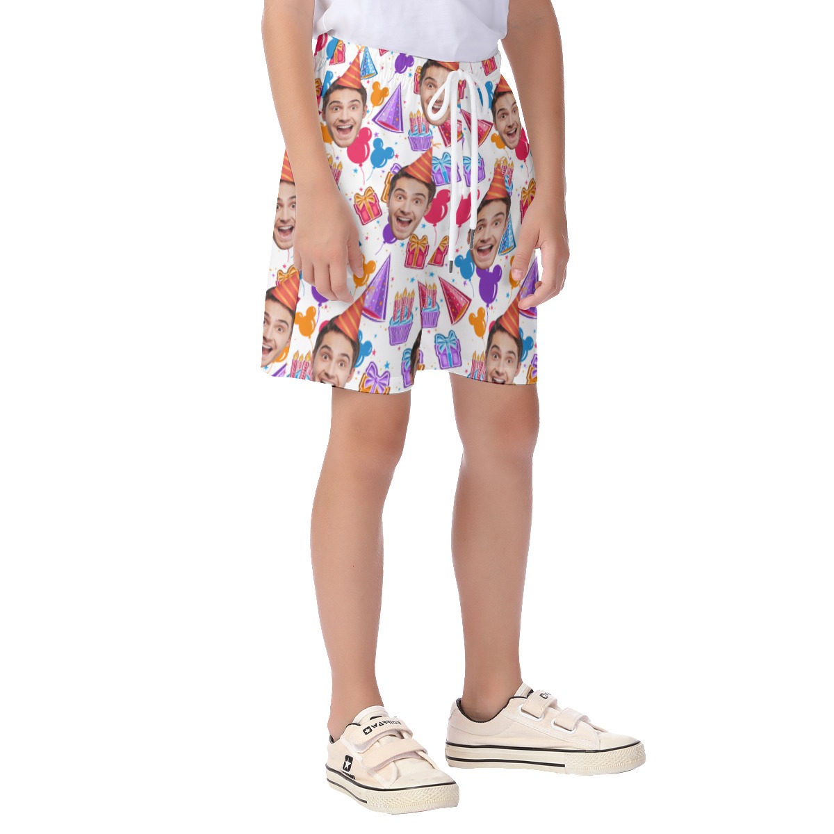 Custom Birthday Hawaiian Shorts For Kids