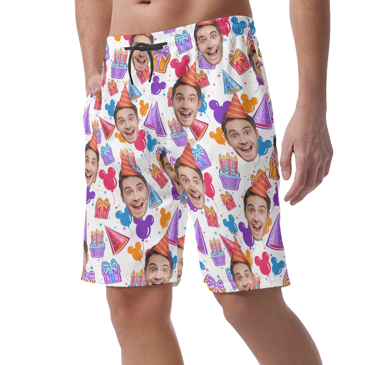 Funny Birthday Customize Hawaiian Shorts For Men