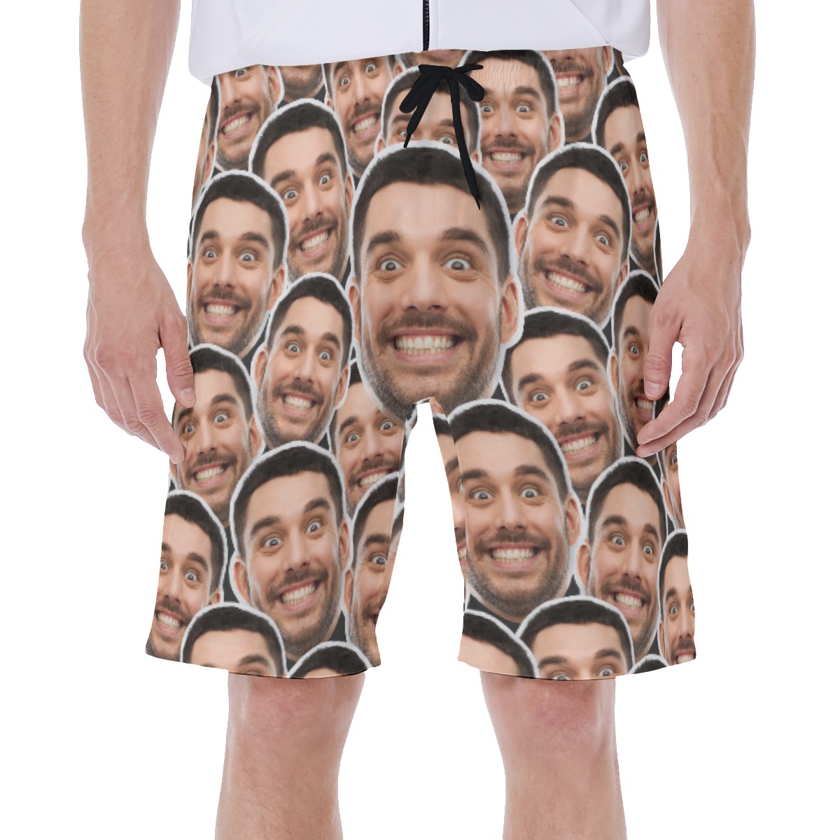 Unique Custom Multi Faces Hawaiian Swimwear For Summer - variant image 1