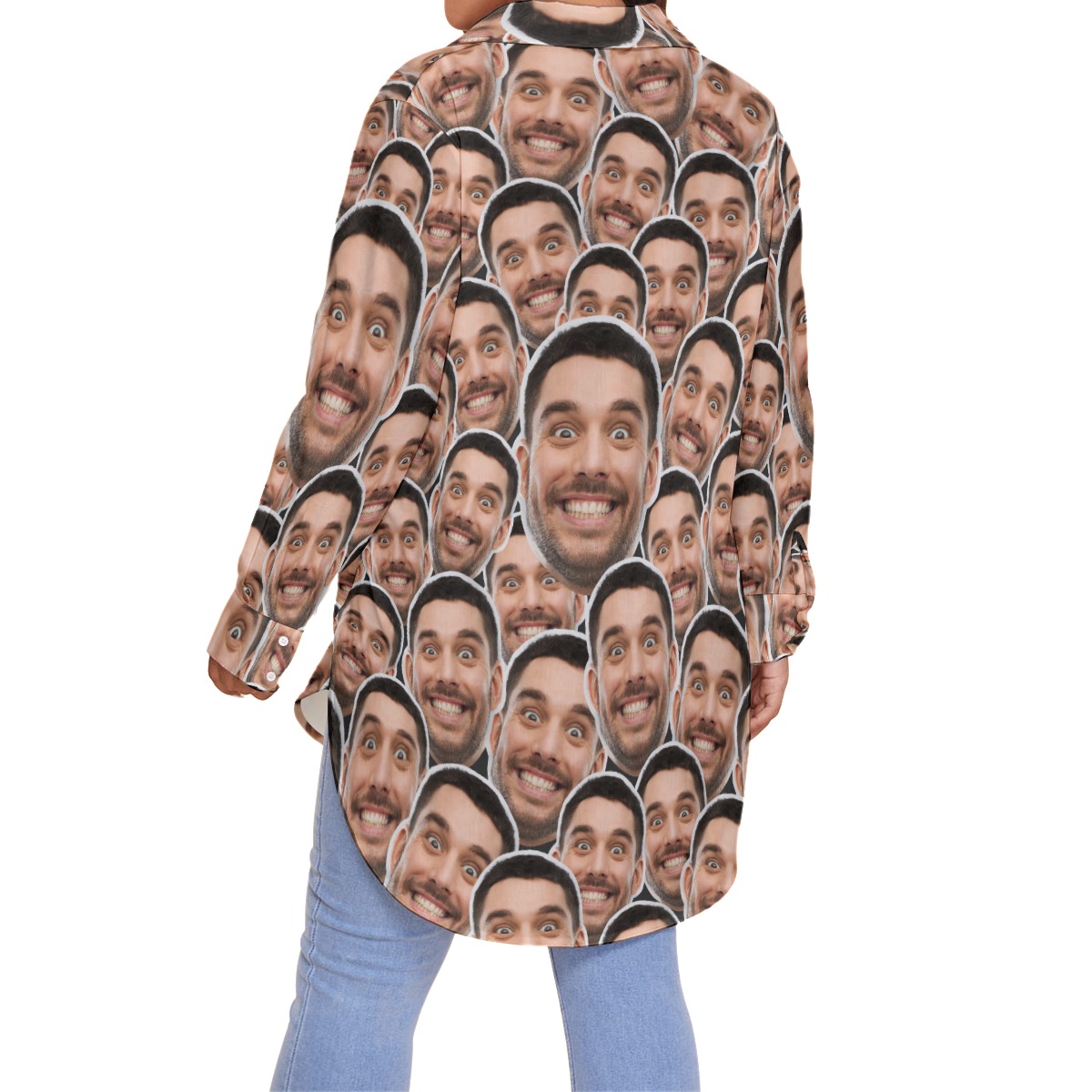 Funny Custom Hawaiian Plus Size Shirt With Multiple Faces