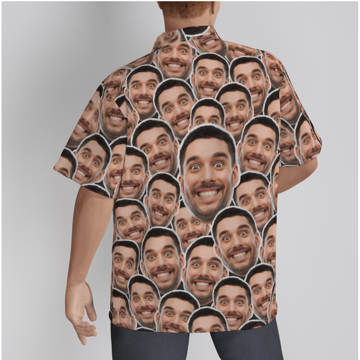 Funny Custom Hawaiian Shirt With Multiple Faces