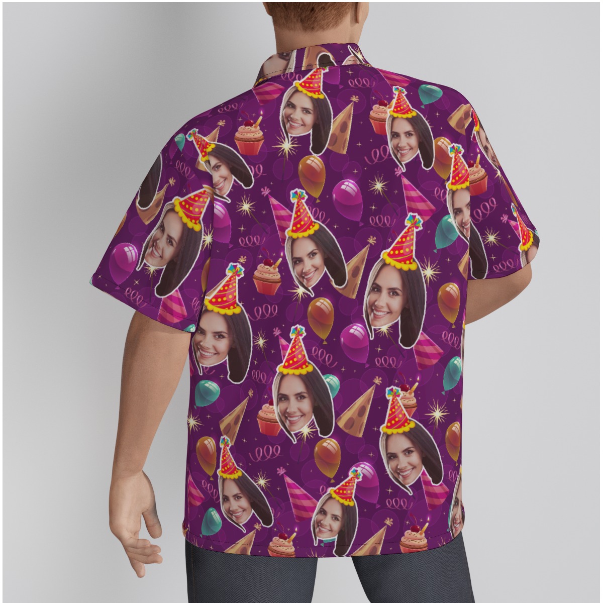 Unique Birthday Gift Custom Face Hawaiian Shirt For Men