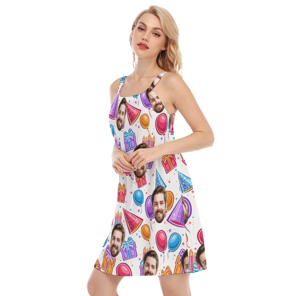 Funny Custom Birthday Women's Cami Dress