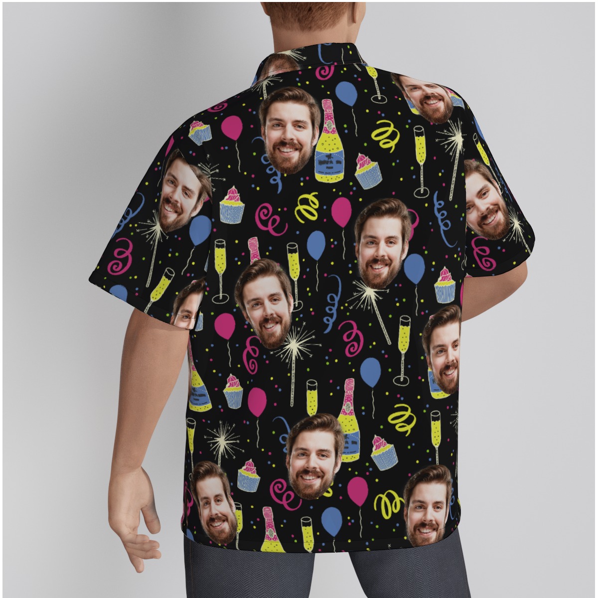Unique Birthday Gift Hawaiian Shirt With Custom Face