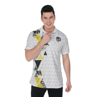 Cool Skull Men's Golf Shirt