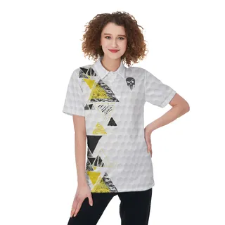 Cool Skull Golf Shirt For Women