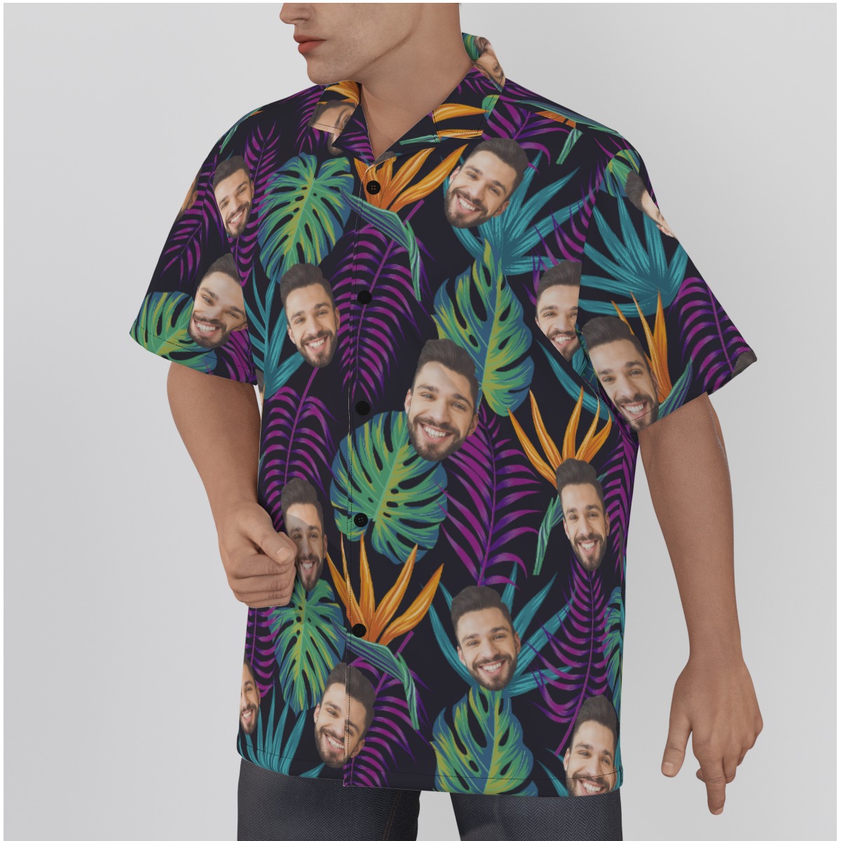 Own Face Hawaiian Shirt For Men