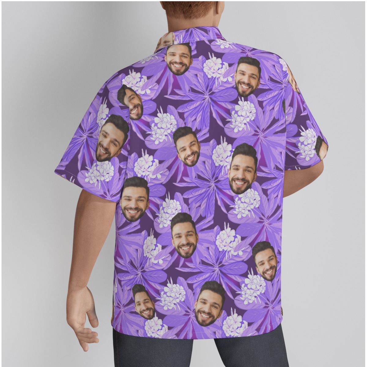 Unique Multi Custom Face Hawaiian Shirt For Men