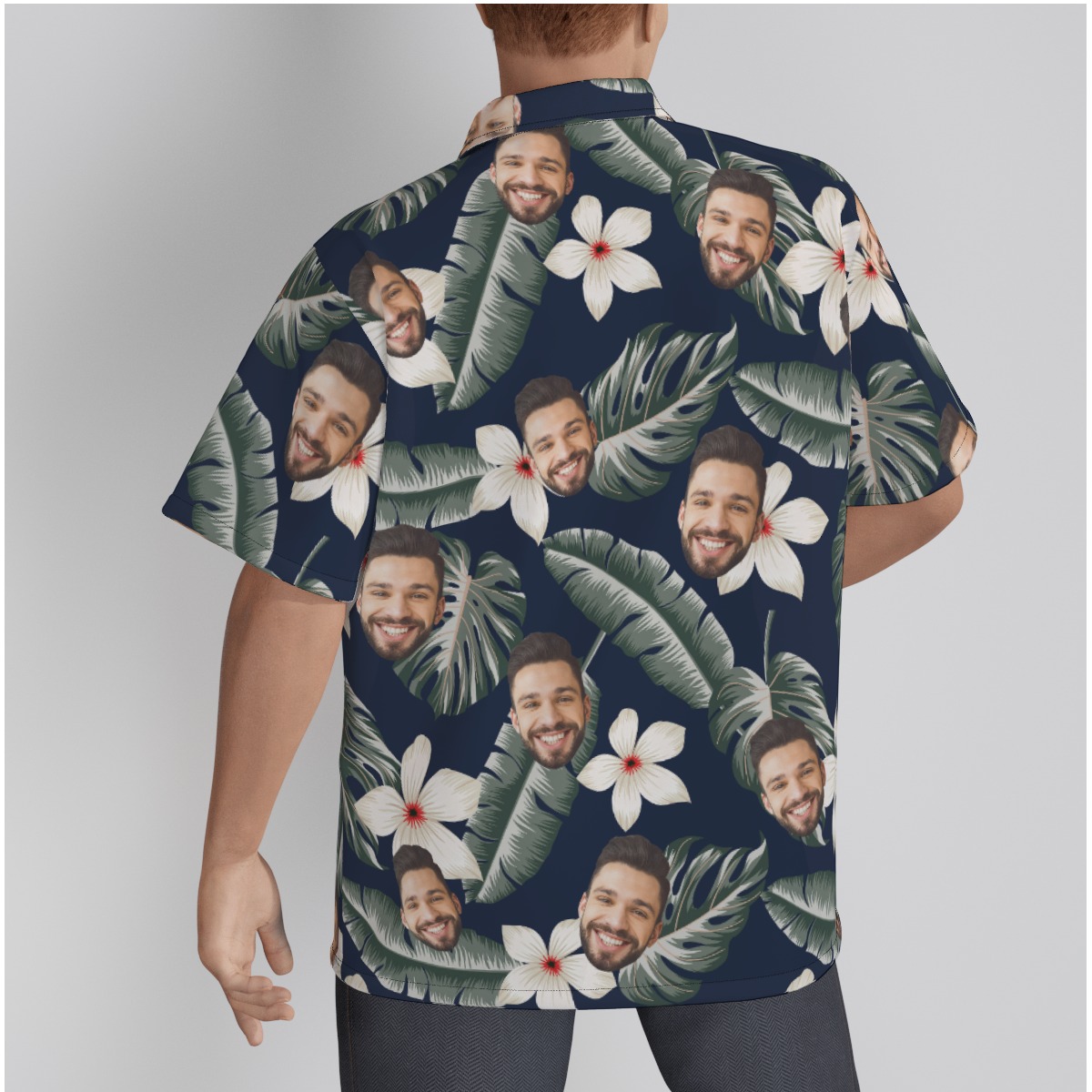 Tropical Hawaiian Shirt With Multi Custom Face