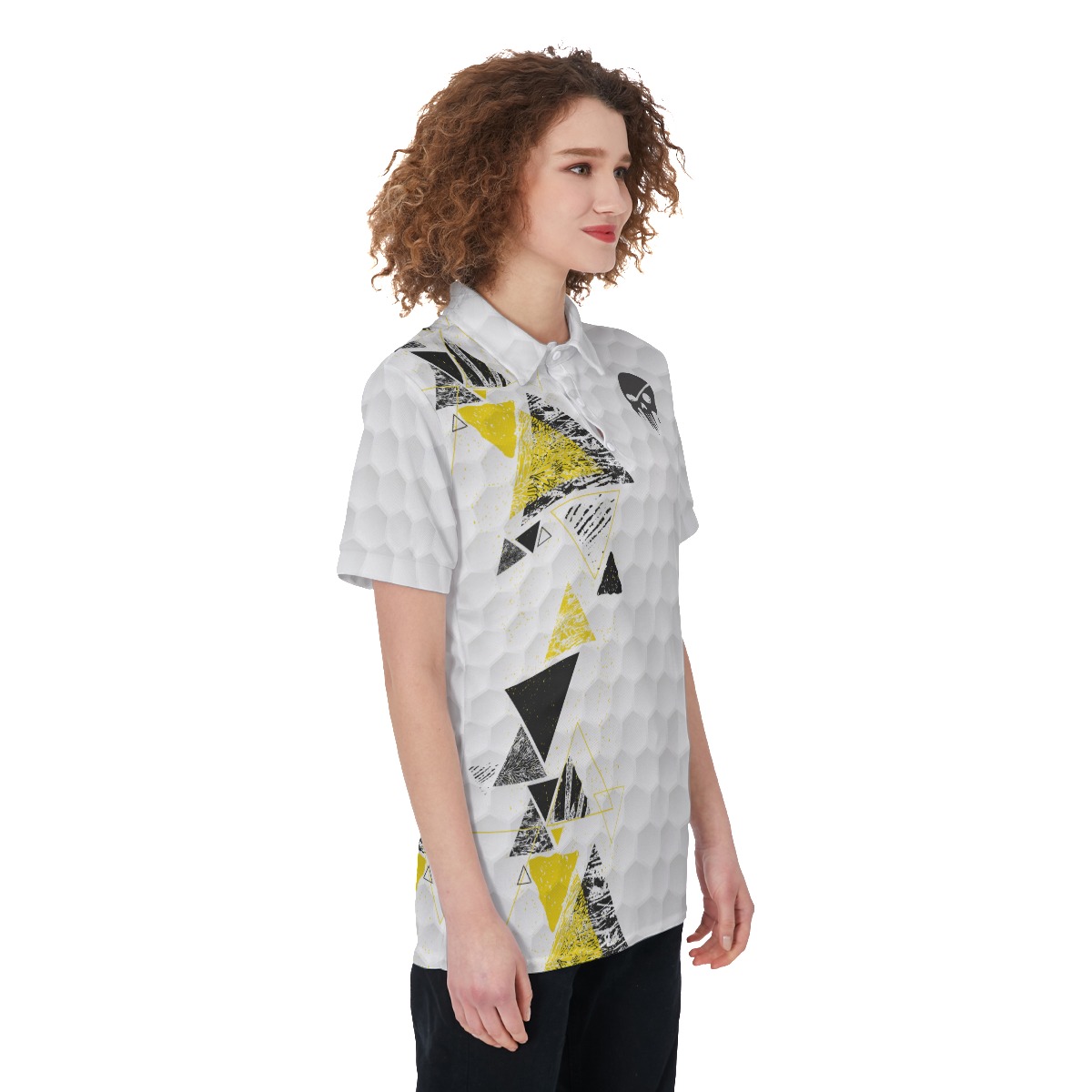 Cool Skull Golf Shirt For Women