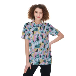 Bigfoot Playing Golf Women's Polo Shirts