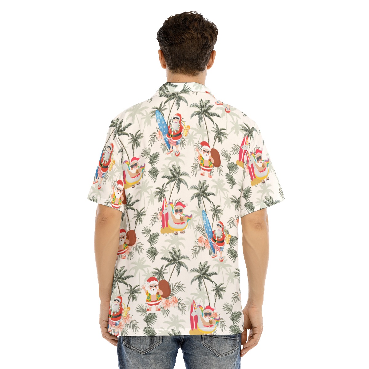 Men's Santa On The Island Hawaiian Shirt