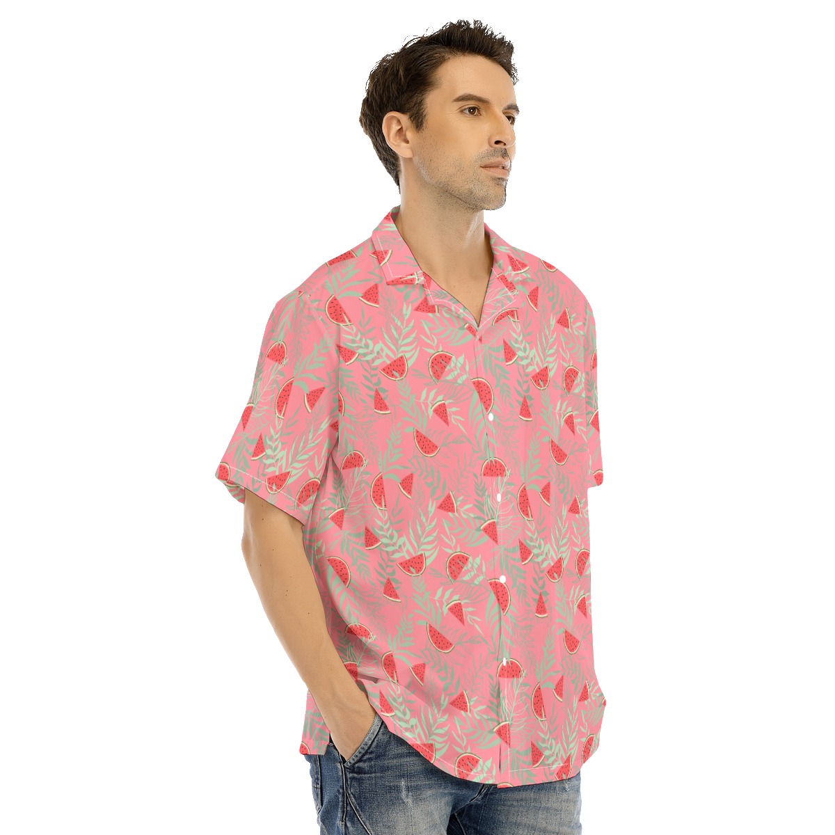 Watermelon Men's Hawaiian Shirt