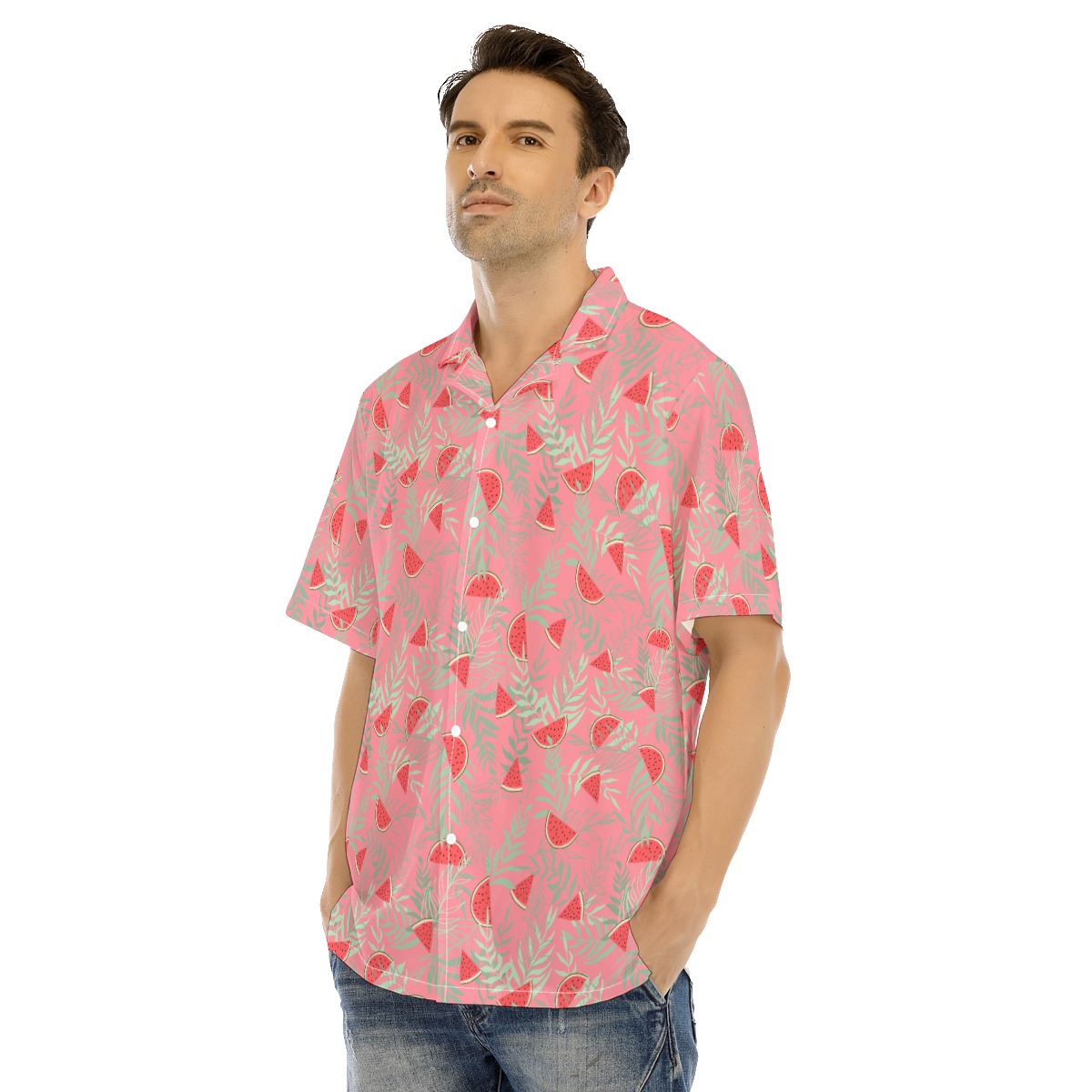 Watermelon Men's Hawaiian Shirt