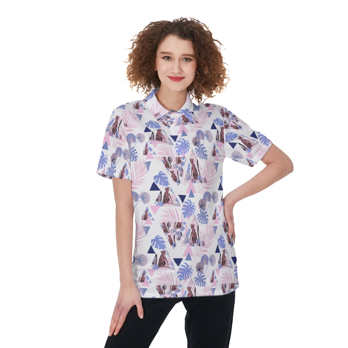 Wildlife Triangle Golf Tops For Women - variant image 1