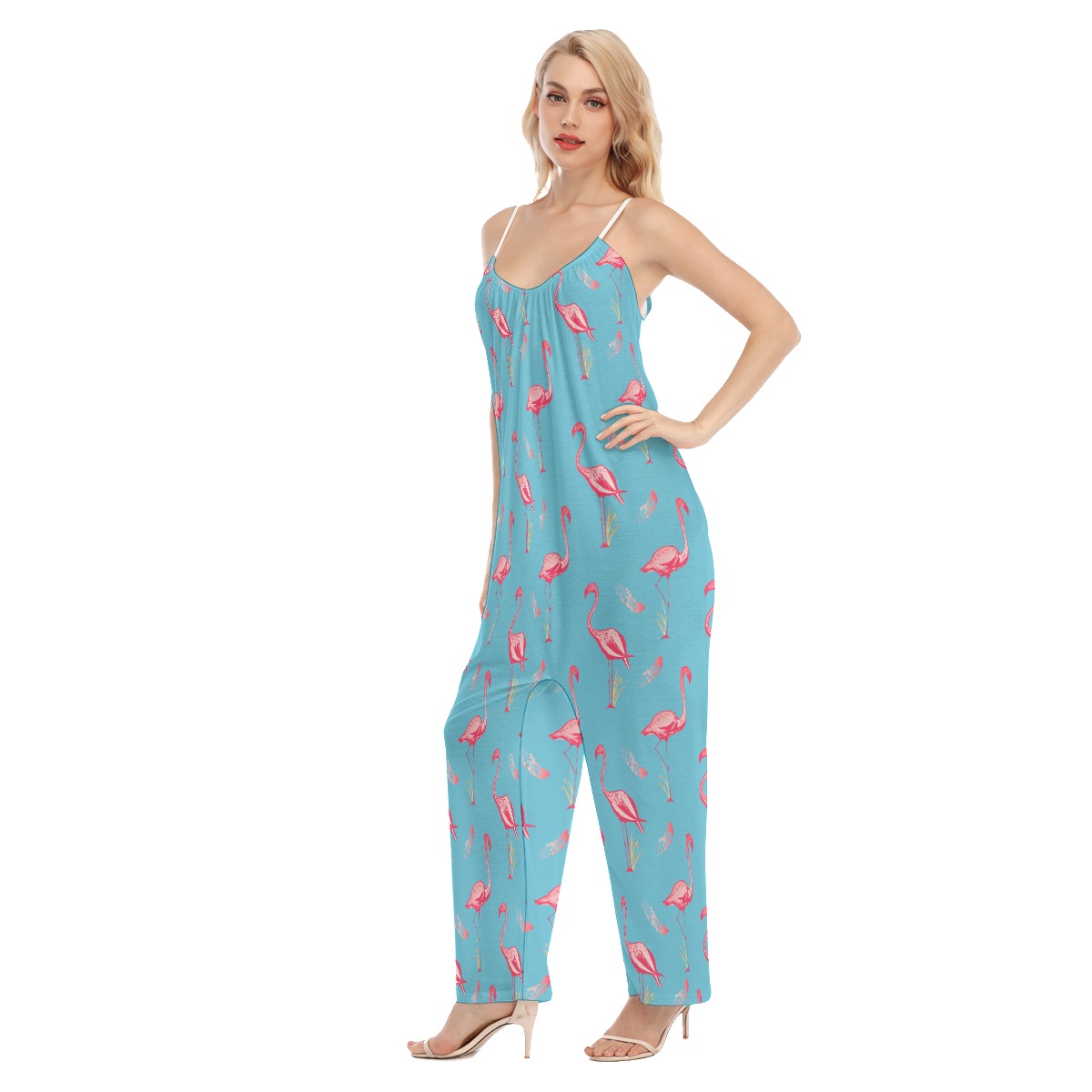 Cool Flamingo Hawaiian Jumpsuit For Women