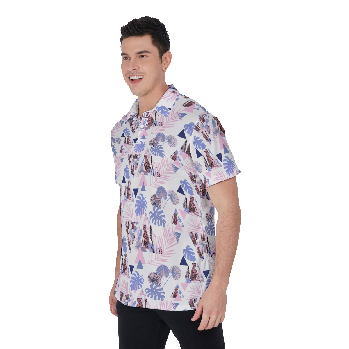 Wildlife Animal Men's Golf Shirt
