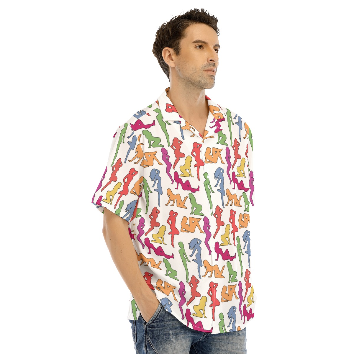 Naughty Colorful Hawaiian Shirt For Men