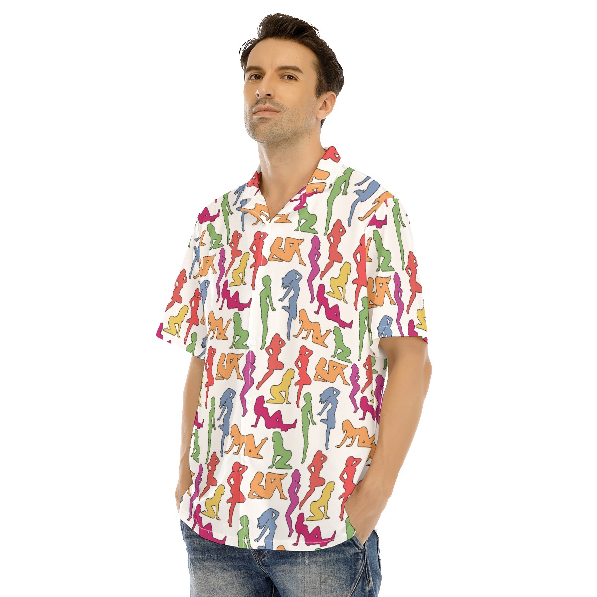Naughty Colorful Hawaiian Shirt For Men