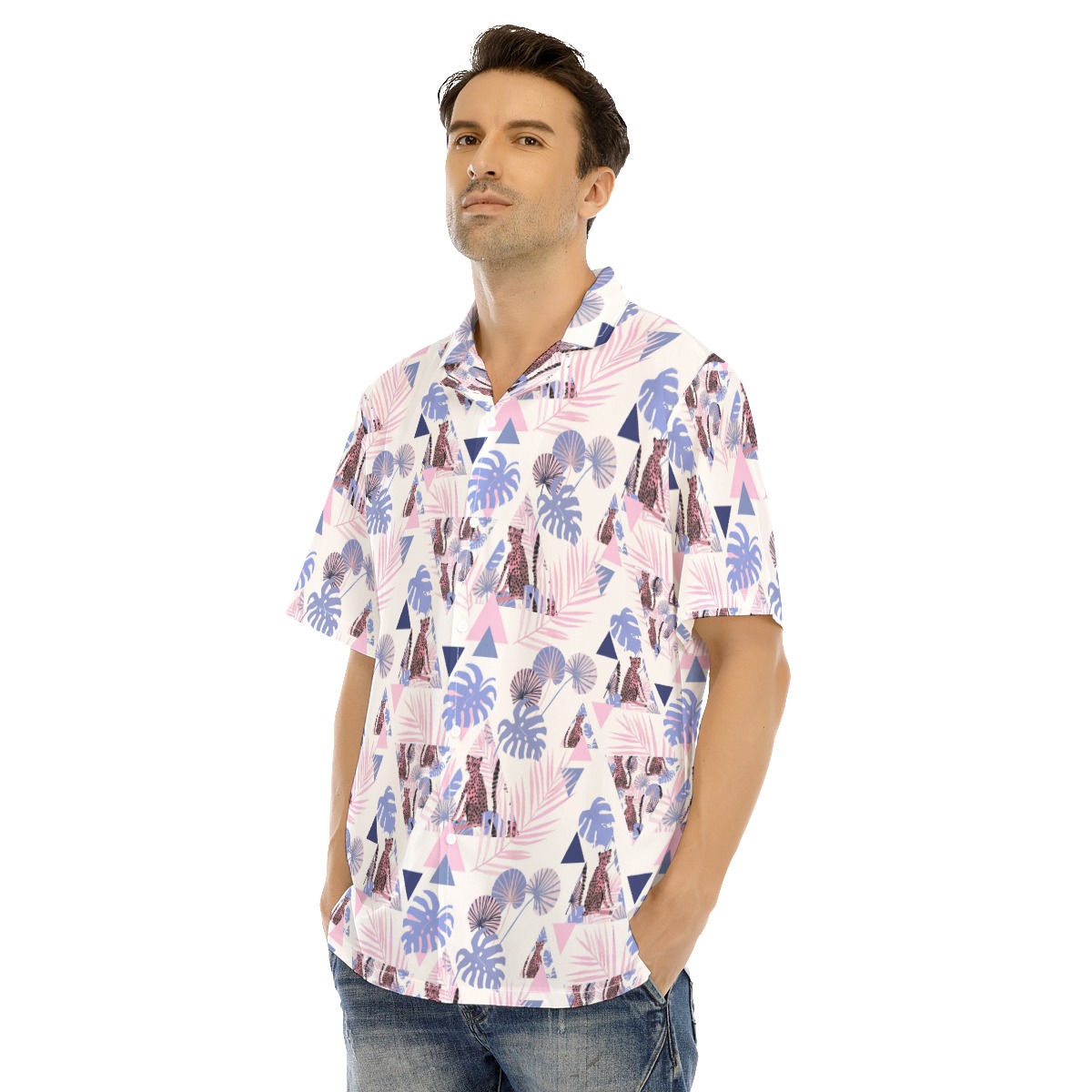 Wildlife Tropical Men's Hawaiian Shirt