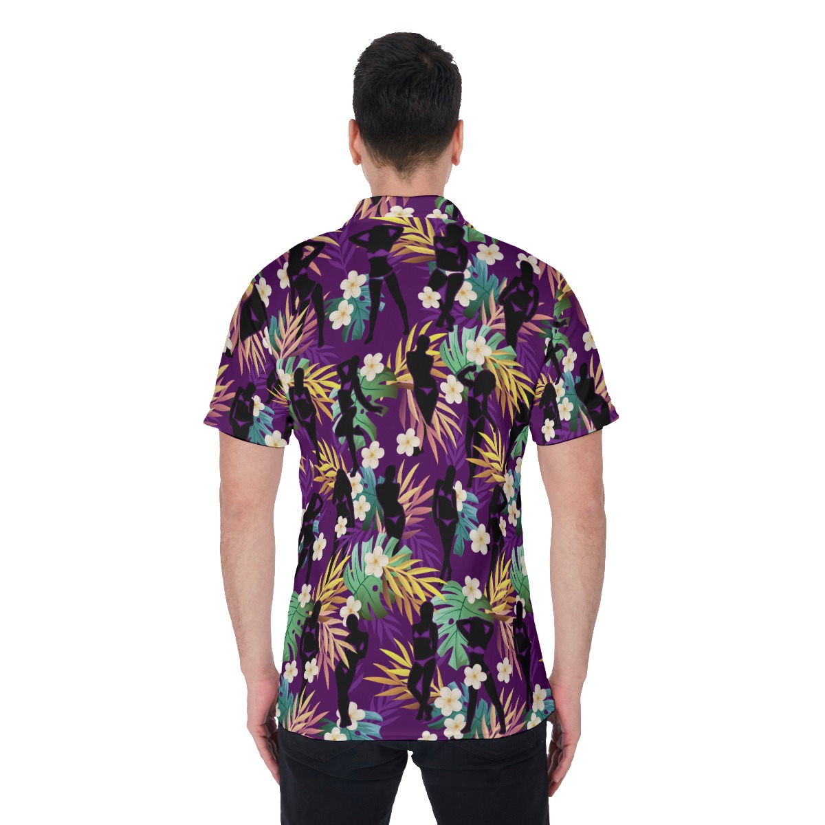 Crazy Tropical Men's Golf Shirt
