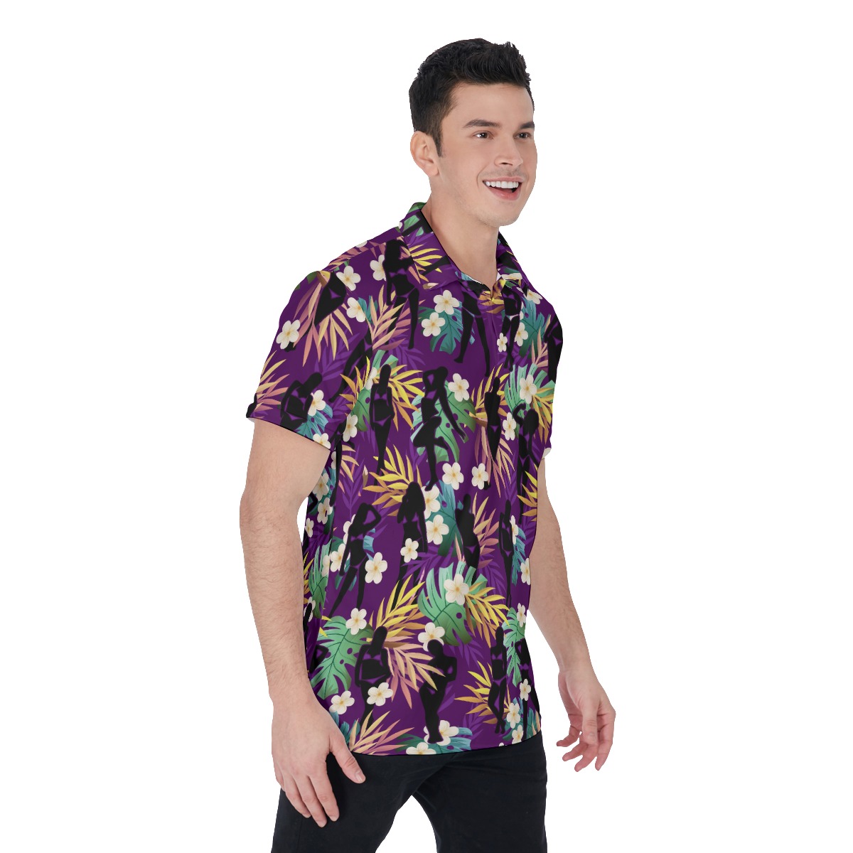 Crazy Tropical Men's Golf Shirt