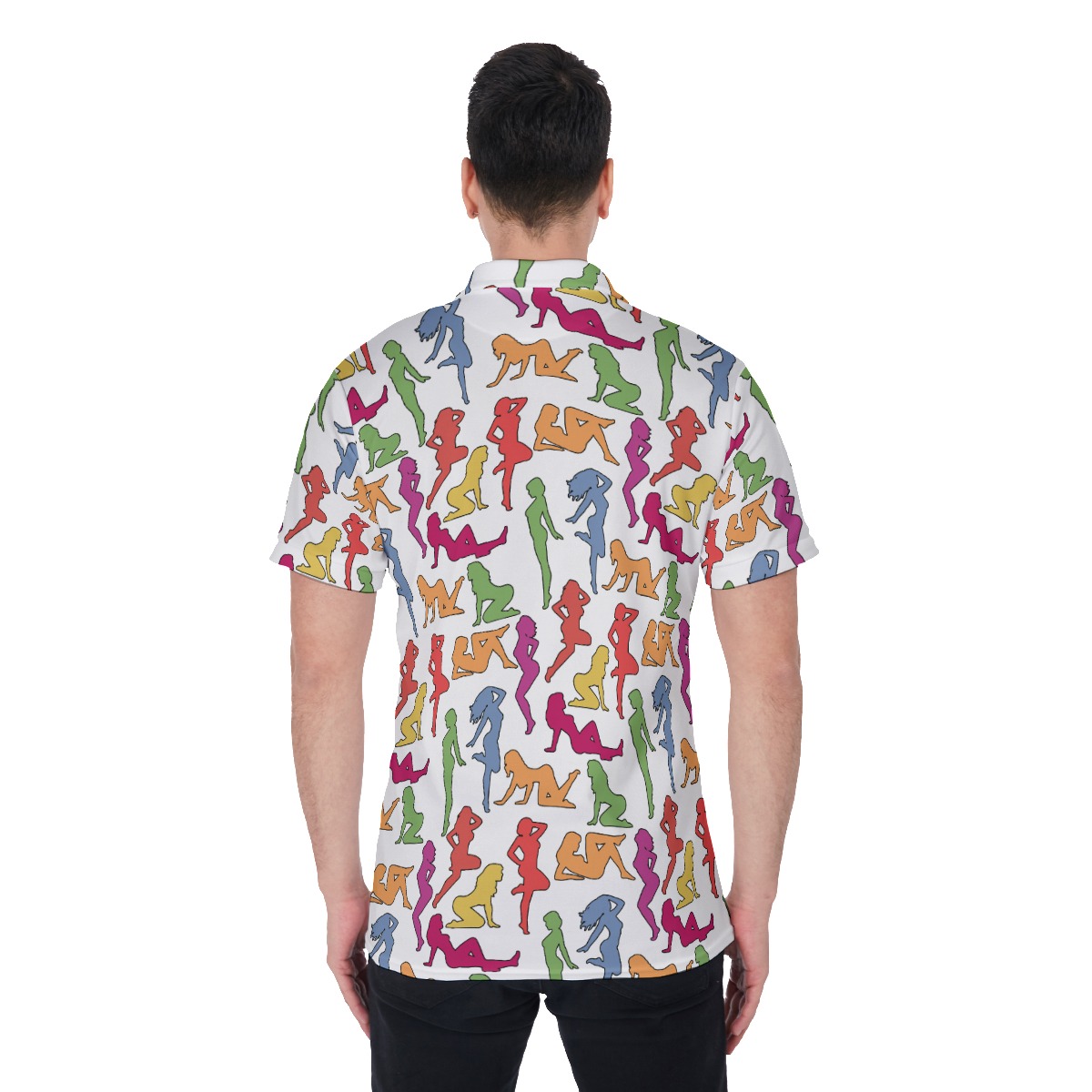 Hot Girl Funny Golf Shirt For Men