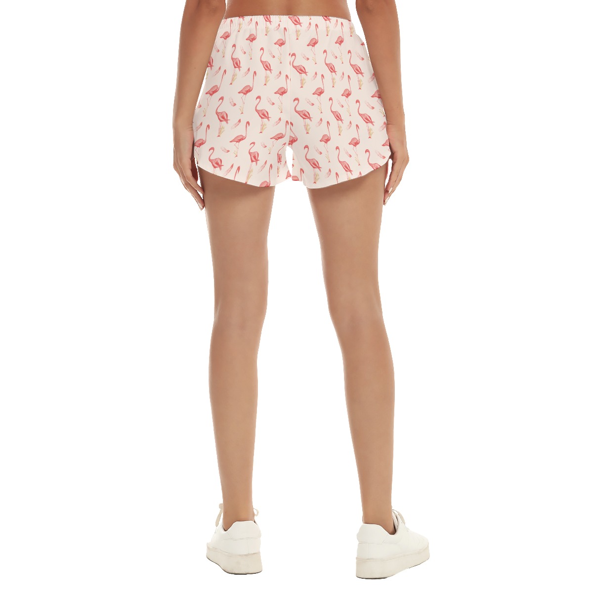 Cute Flamingo Beach Shorts For Women