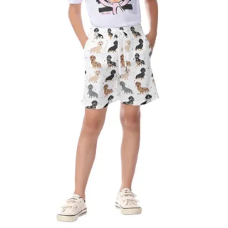 Cool Dachshund Hawaiian Beach Shorts For Kids