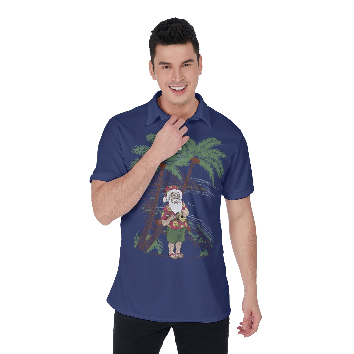 Musical Island Christmas Hawaiian Shirt For Men - variant image 1