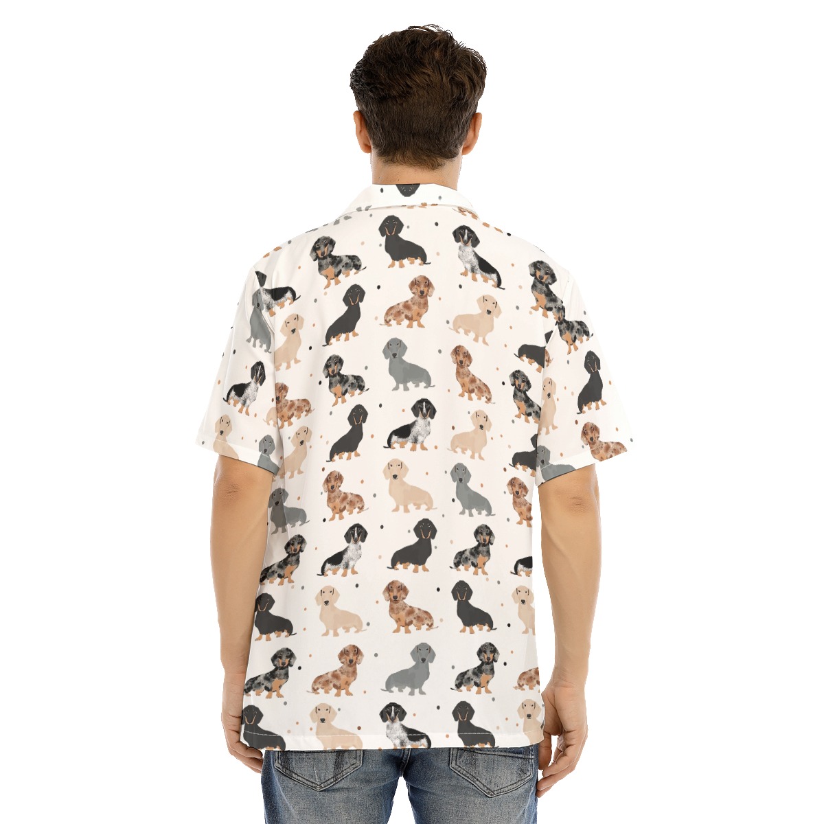 Cute Dachshund Hawaiian Shirt For Men