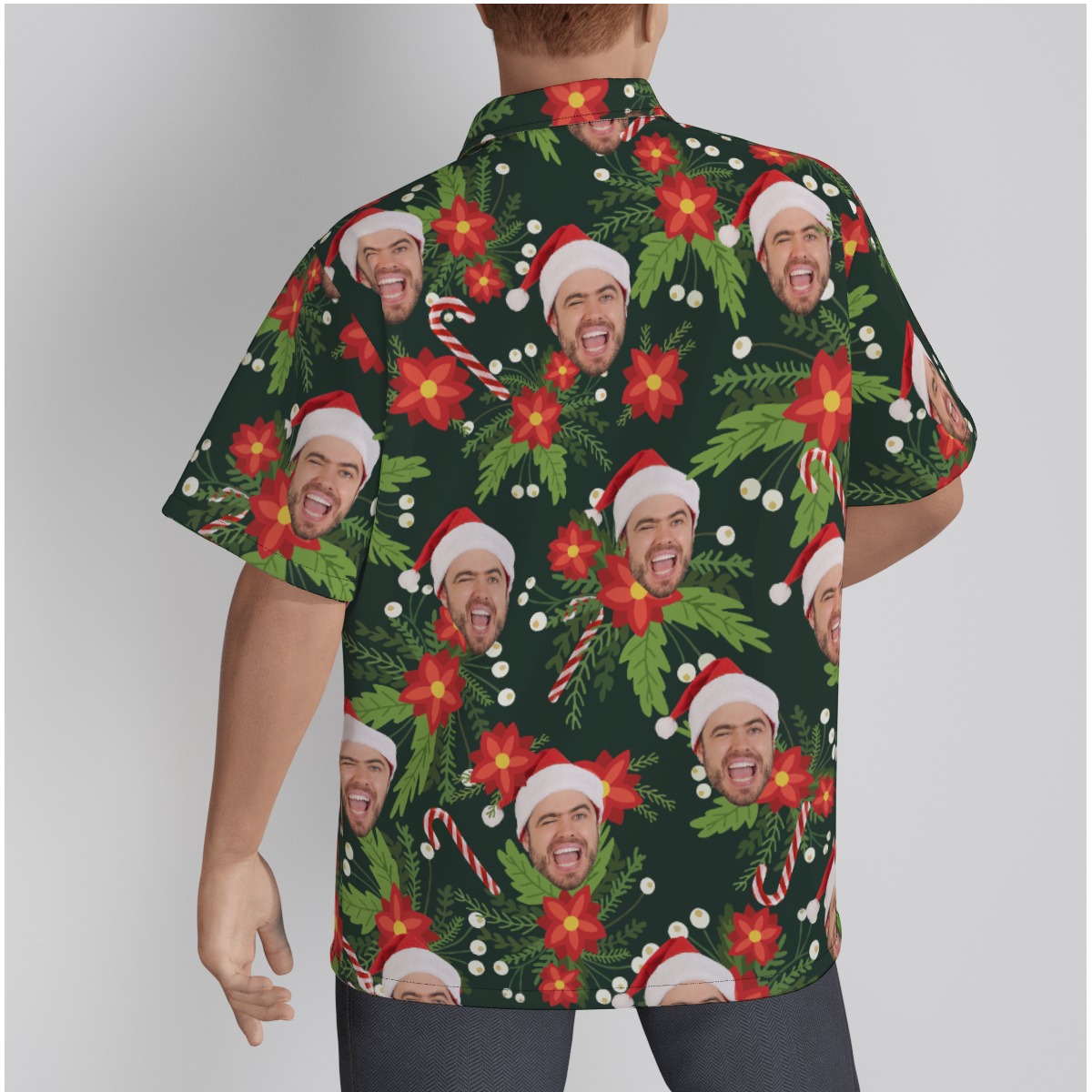 Men's Funny Custom Christmas Hawaiian Shirt