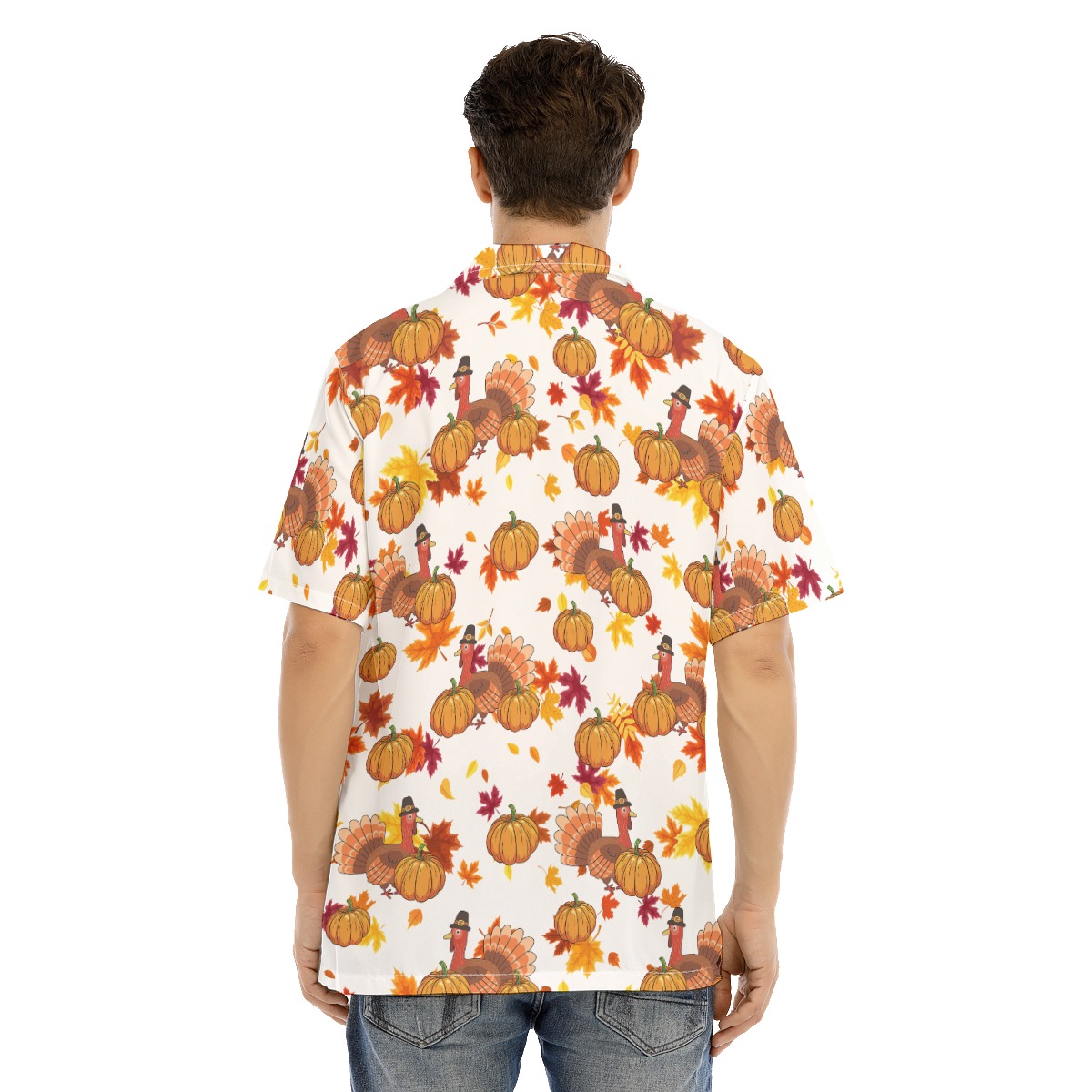 Cool Turkey Thanksgiving Hawaiian Shirt For Men
