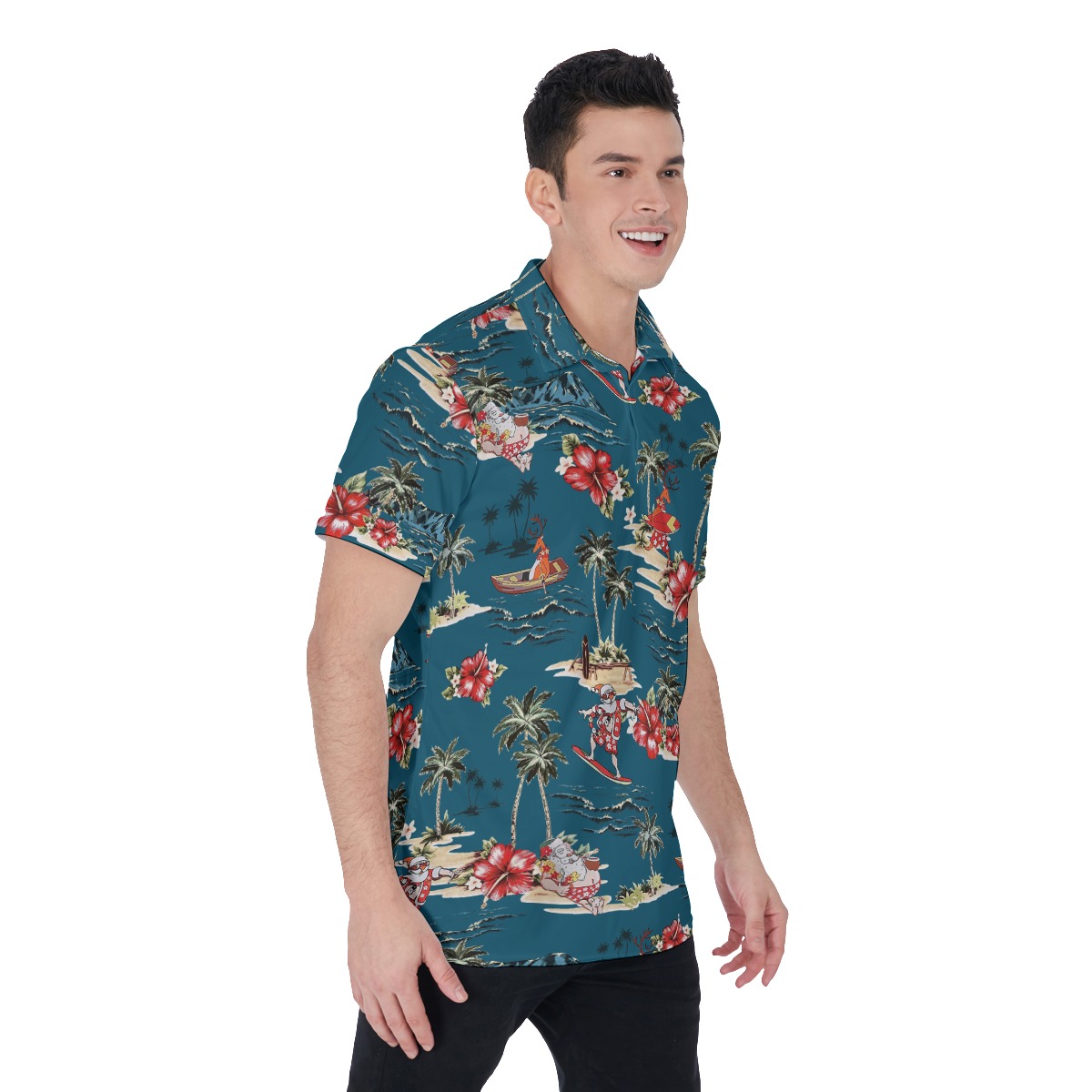 Merry Island Christmas Hawaiian Shirt For Men