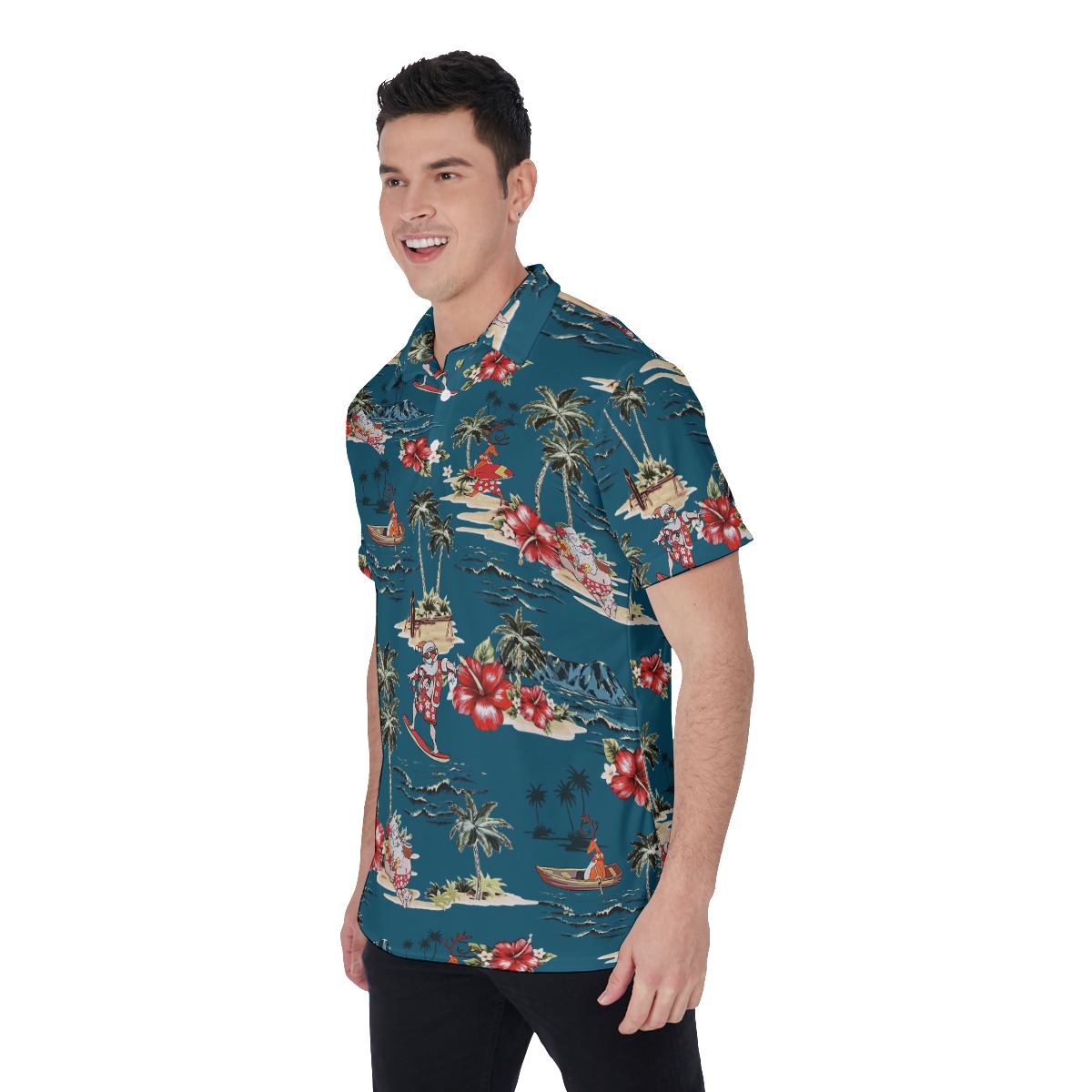 Merry Island Christmas Hawaiian Shirt For Men