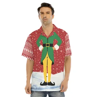 Funny Costume ELF Christmas Hawaiian Shirt