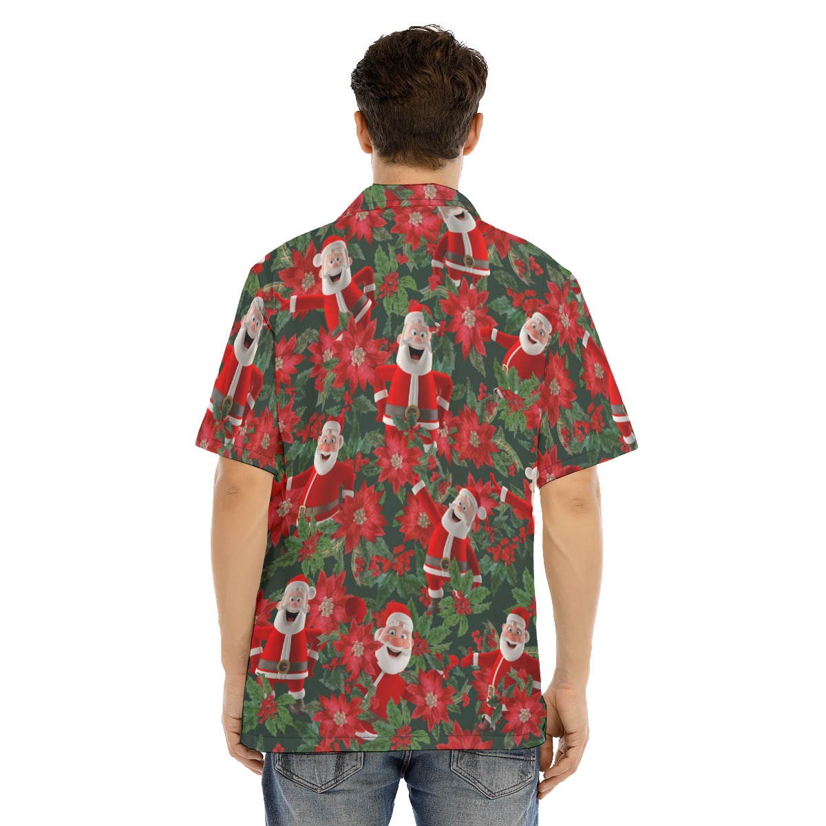 Men's Cool Santa Christmas Hawaiian Shirt